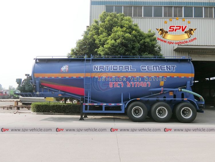 Bulk Cement Tank Semi-trailer - LS